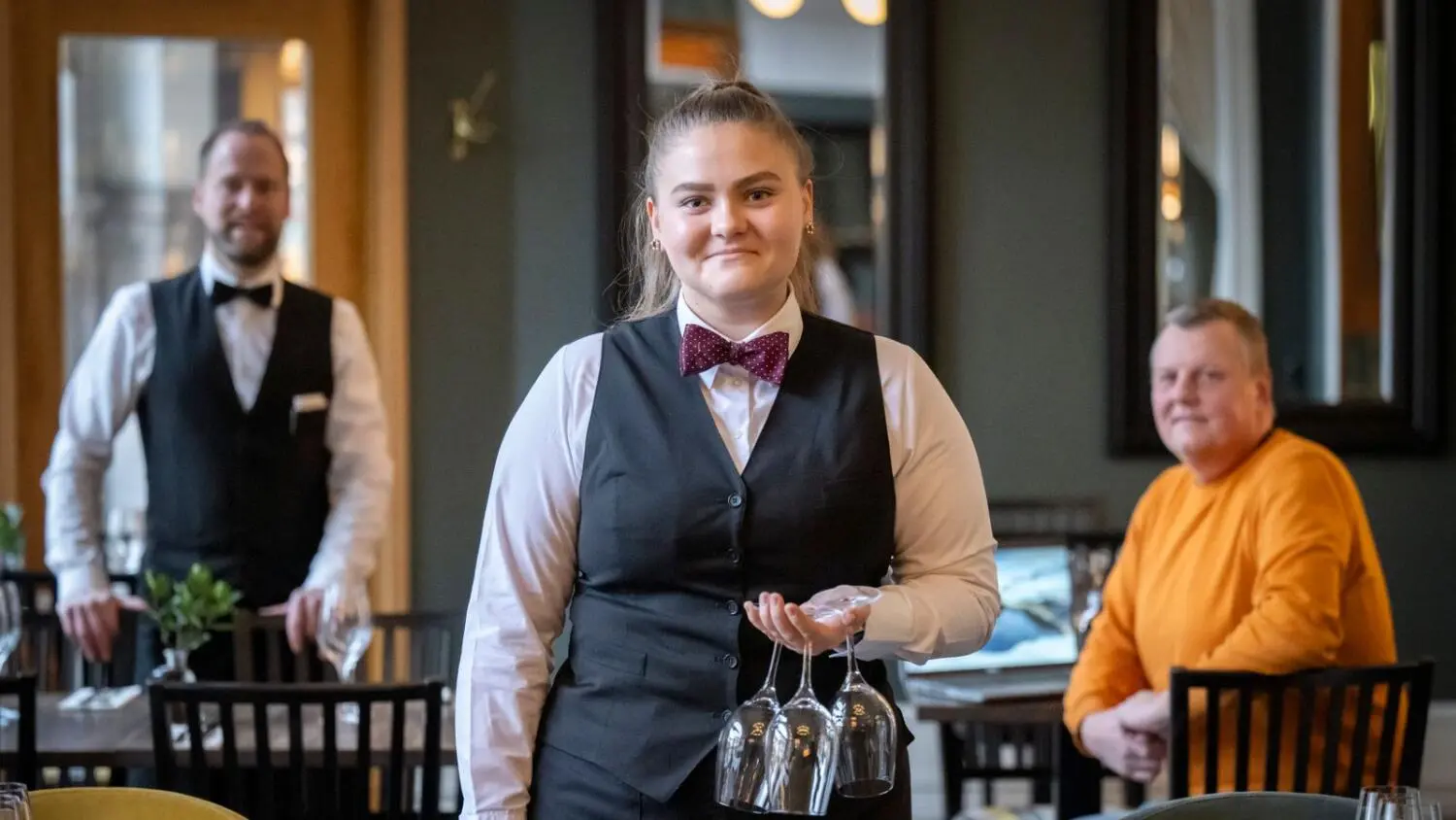 Disken på Café Linné i Göteborg med nybakat bröd